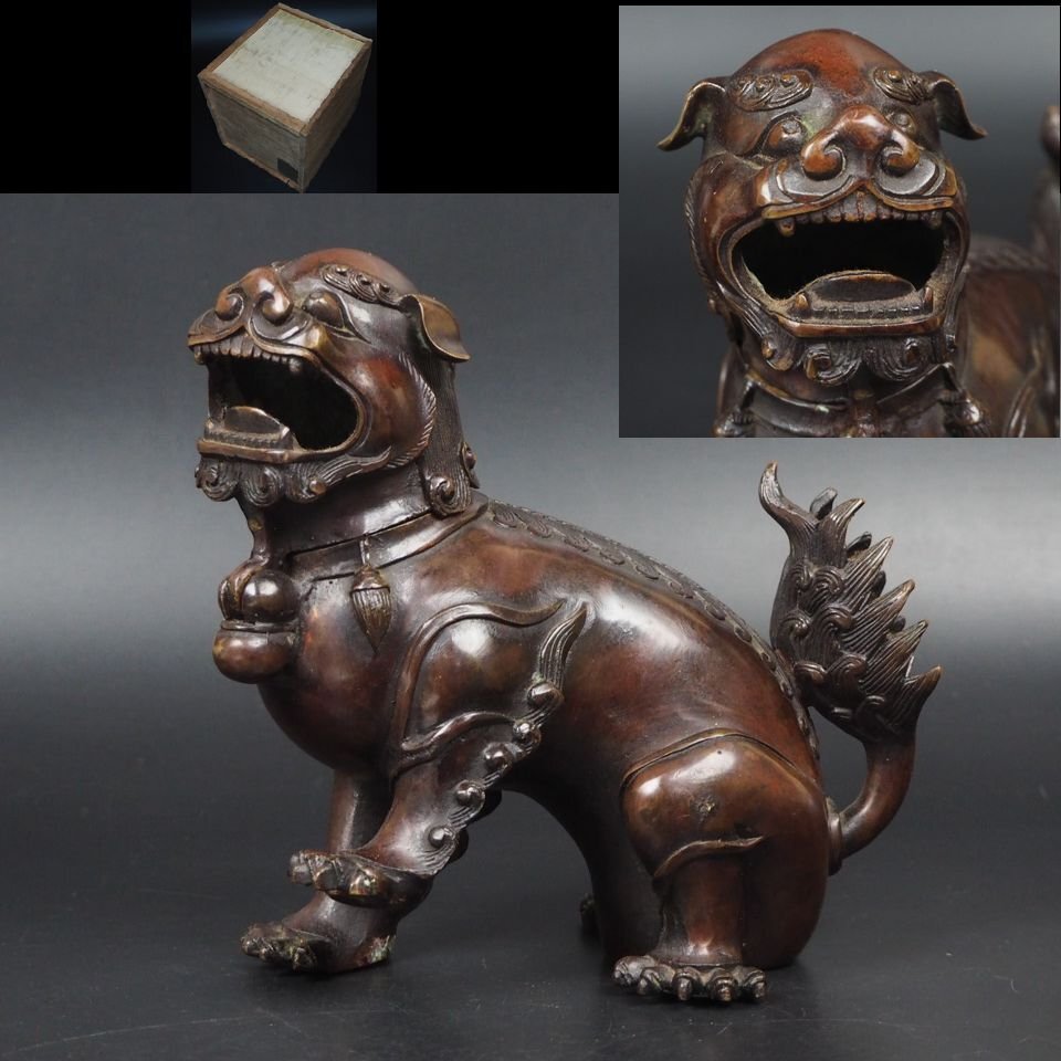 Yahoo!オークション -「古銅獅子香炉」の落札相場・落札価格