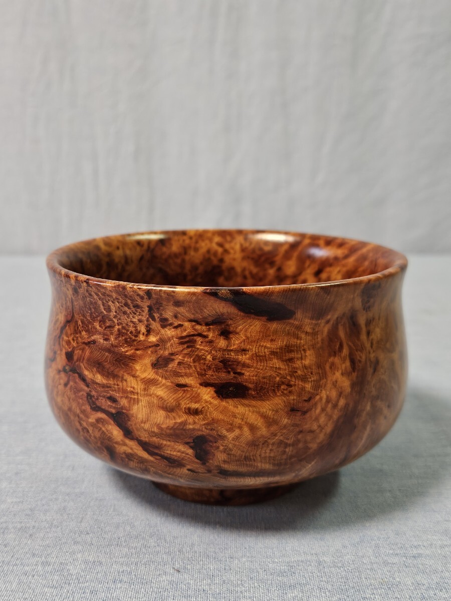 川下幸徳 世界遺産 屋久杉 泡瘤 器 小鉢 お椀 盛鉢 天然木 無垢 在銘