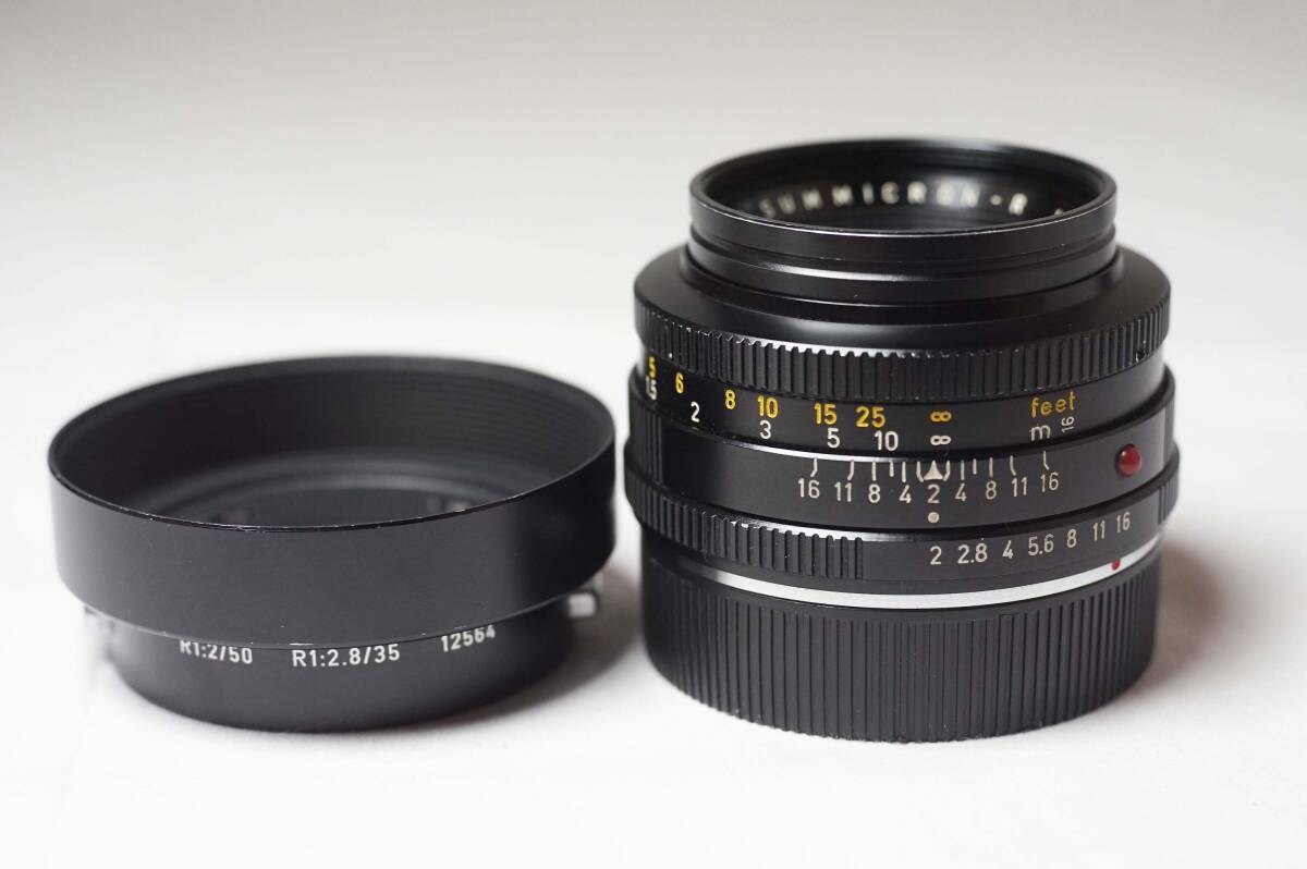 Yahoo!オークション -「ライカ r ズミクロン 50mm f2」の落札相場