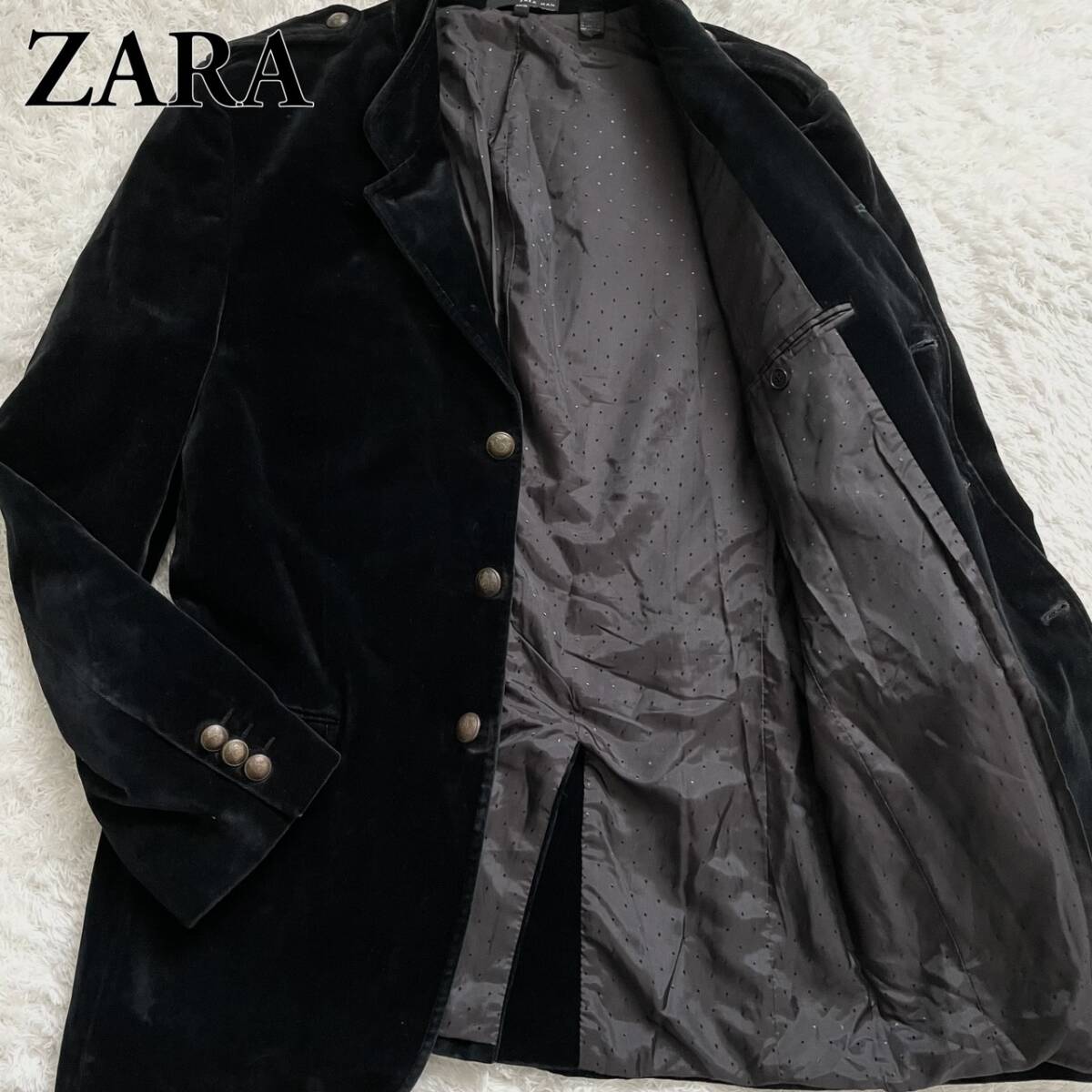 Yahoo!オークション -「zara ナポレオンジャケット」(ファッション) の