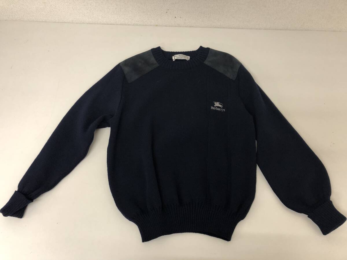 Yahoo!オークション -「エルボーパッチ セーター」(バーバリー) (は)の