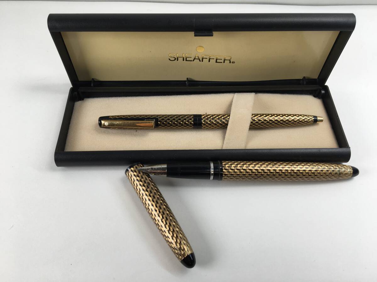 激レア[新品•ヴィンテージ] SHEAFFER ボールペン 本体ケース箱 完品