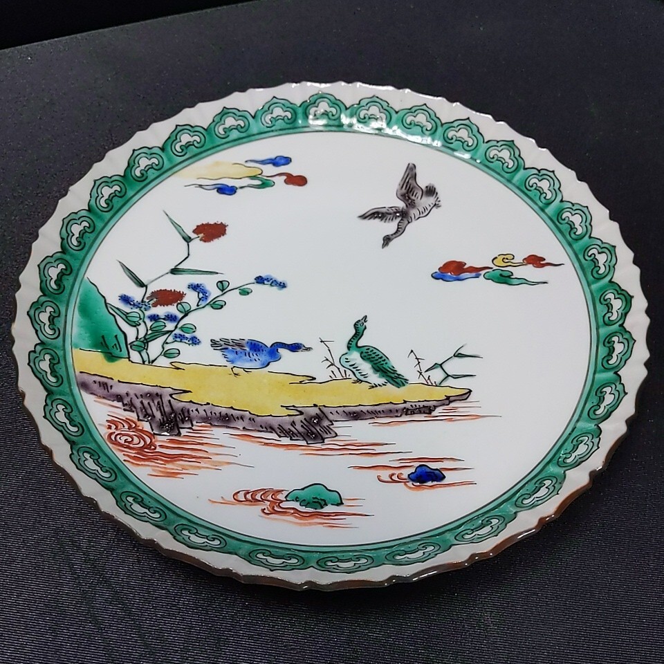 Yahoo!オークション - 春画 絵皿 九谷焼 飾皿 径25cm