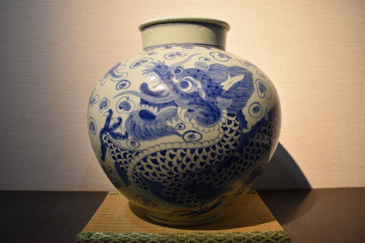 Yahoo!オークション -「李朝 染付 壺」の落札相場・落札価格