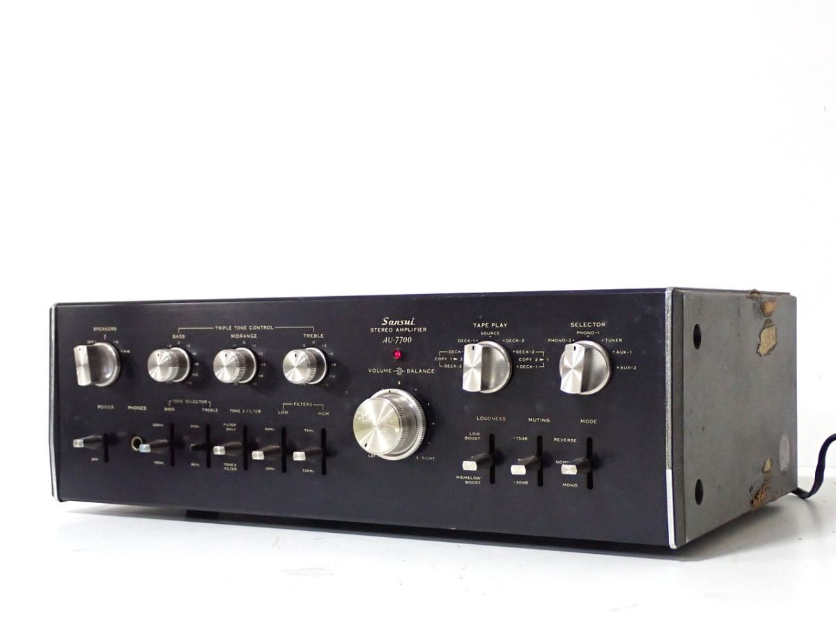 ジャンク品 SANSUI AU-7700 プリメインアンプ サンスイ Sansui AU-7700