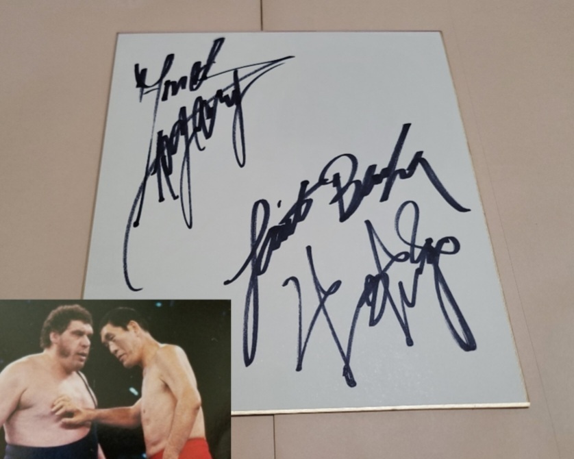 Yahoo!オークション -「ジャイアント馬場サイン」の落札相場・落札価格