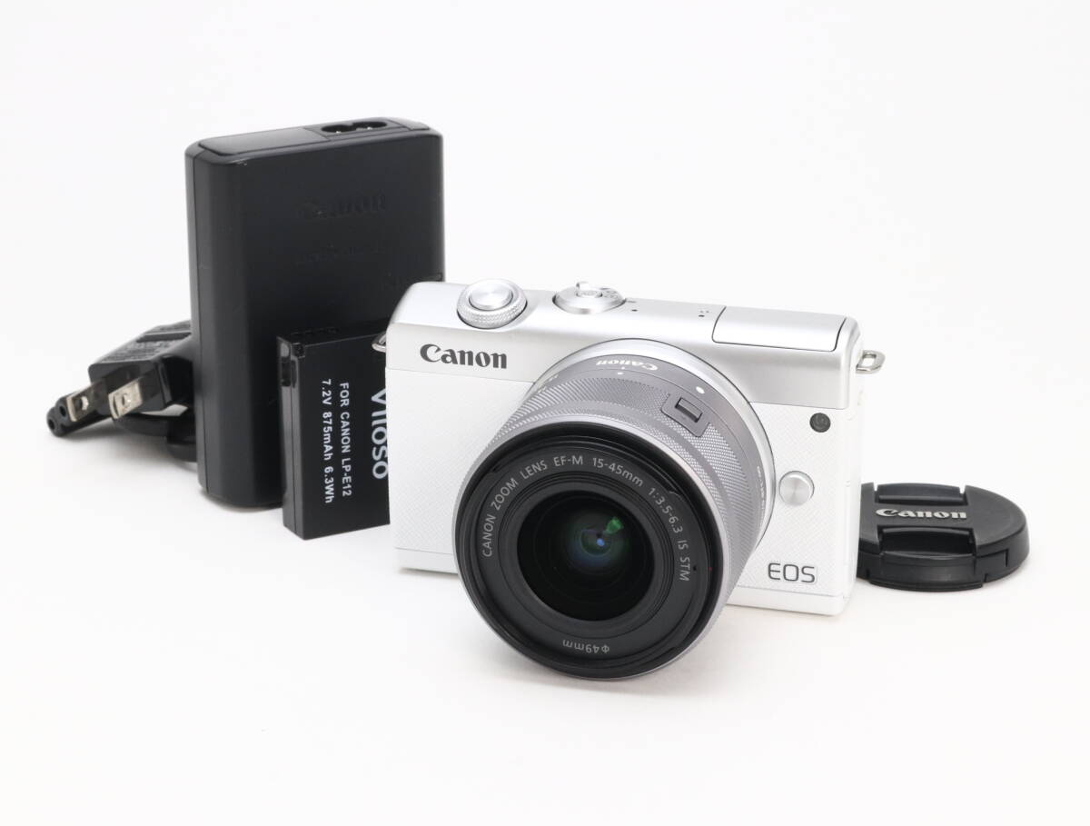 価格.com - CANON EOS M200 EF-M15-45 IS STM レンズキット [ホワイト