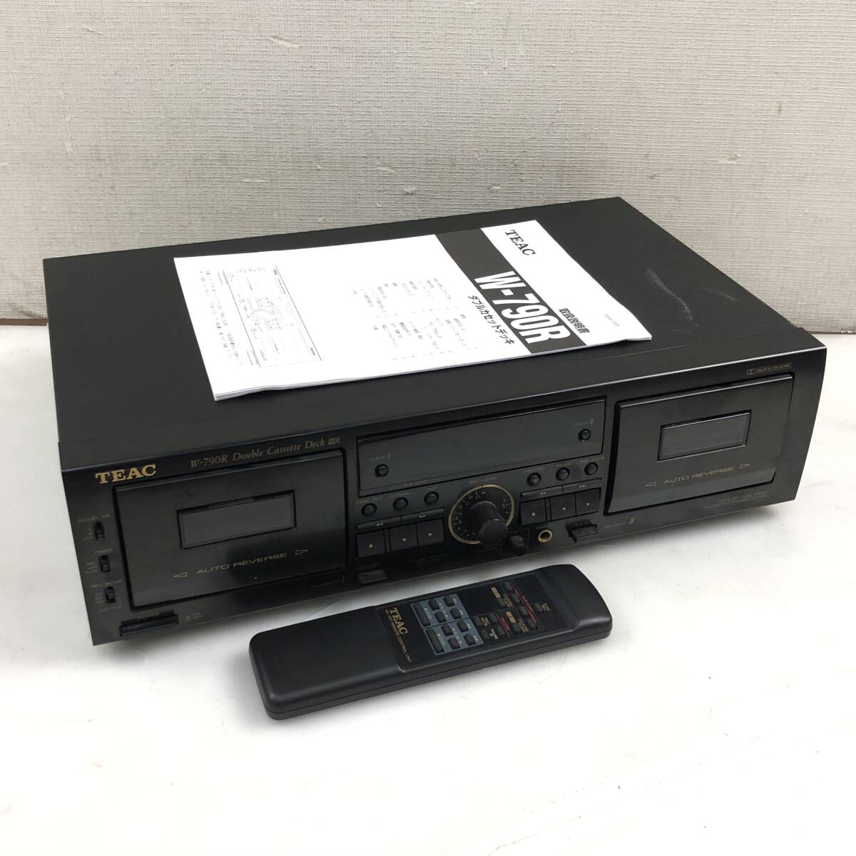 Yahoo!オークション -「teac カセットデッキ w-790r」(カセットデッキ