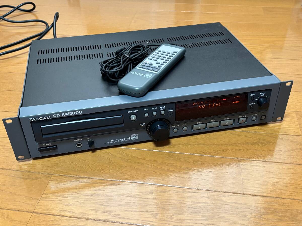 Yahoo!オークション -「tascam cd-rw2000」(CDデッキ) (オーディオ機器