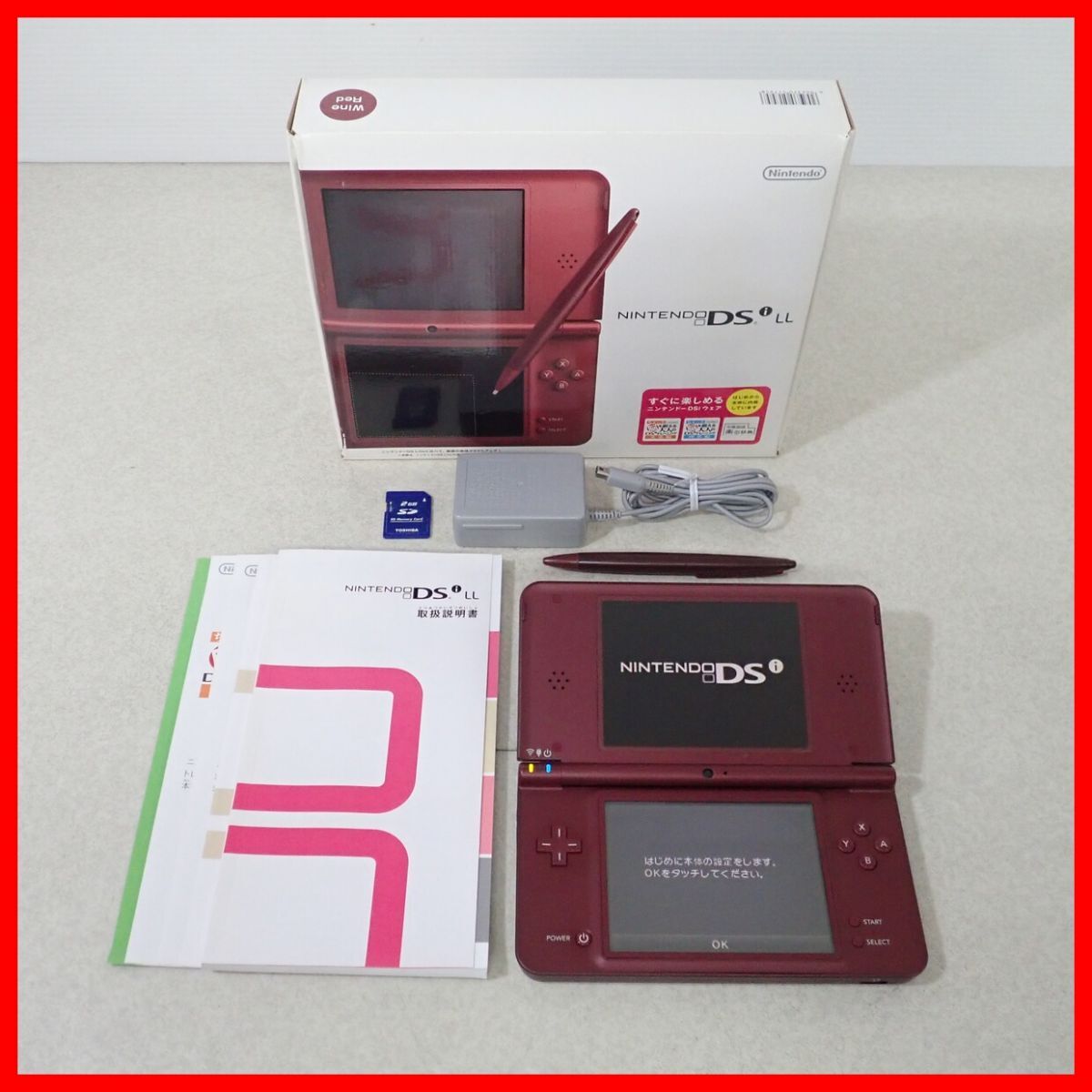 Yahoo!オークション -「dsi ll ワインレッド」の落札相場・落札価格