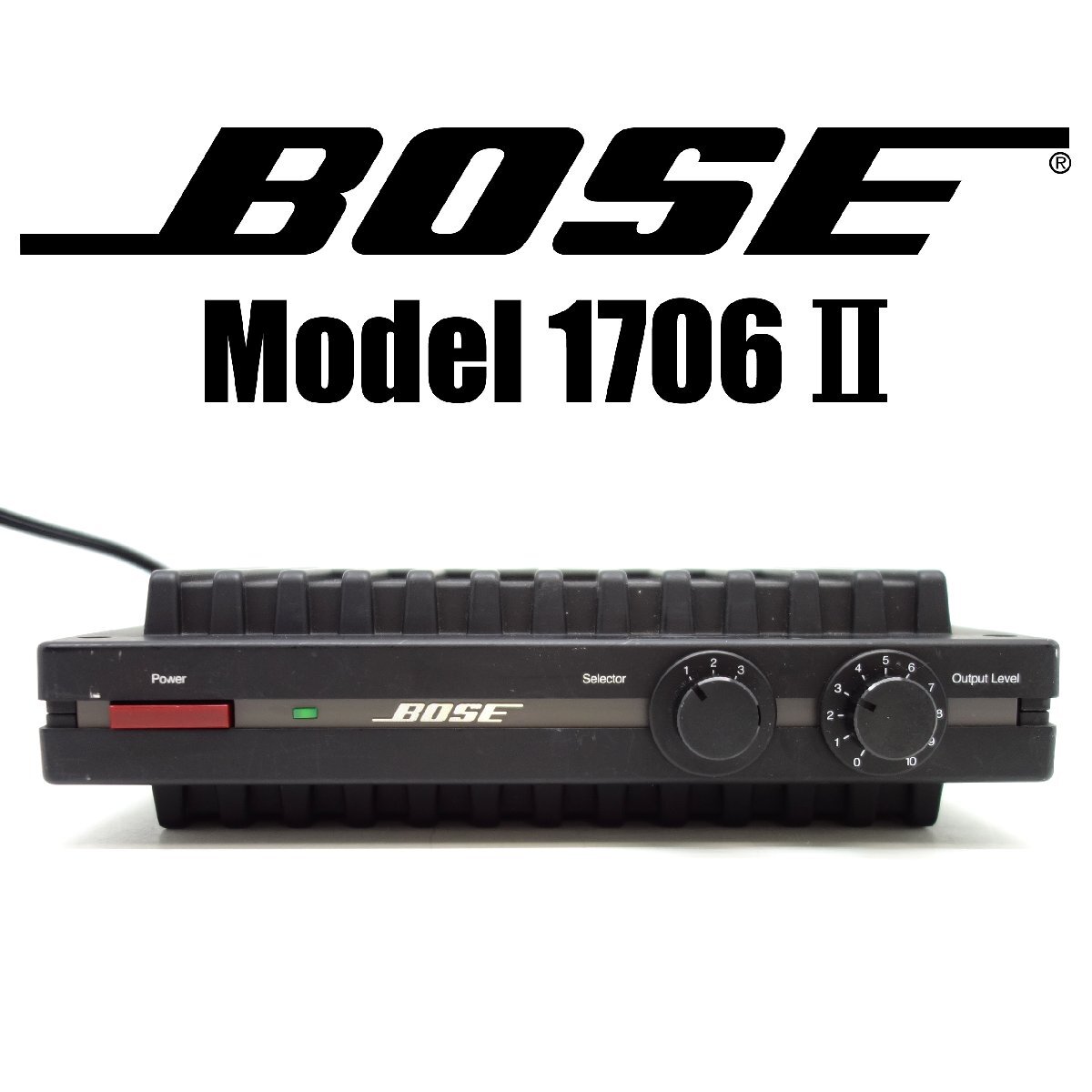 Yahoo!オークション -「bose 1706ii パワーアンプ」の落札相場・落札価格