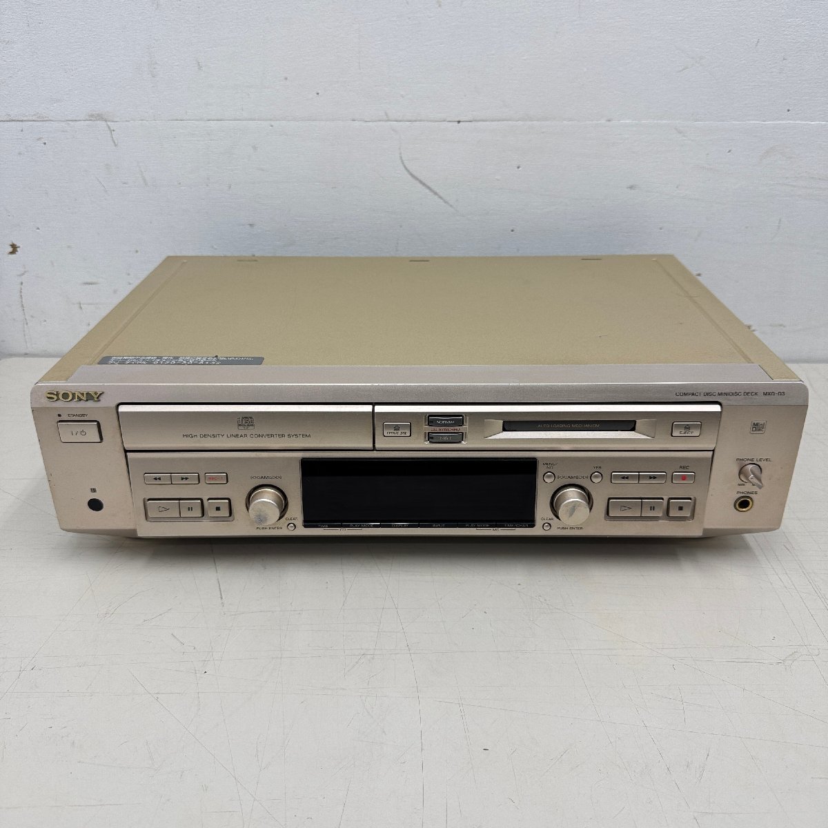 Yahoo!オークション -「sony mxd-d3 cd／mdデッキ」の落札相場・落札価格