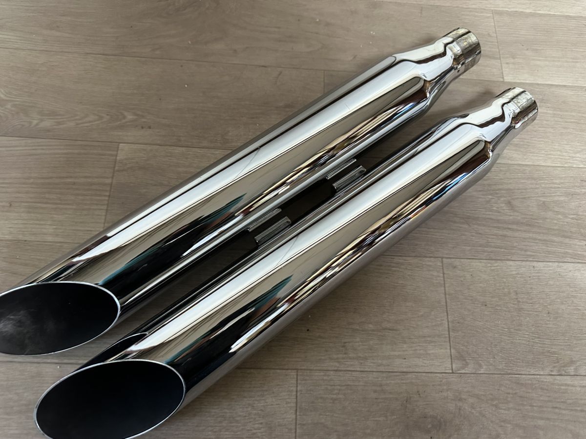 ソフテイル FLSTC FXSB 07-16 クロームワークス テーパーマフラー