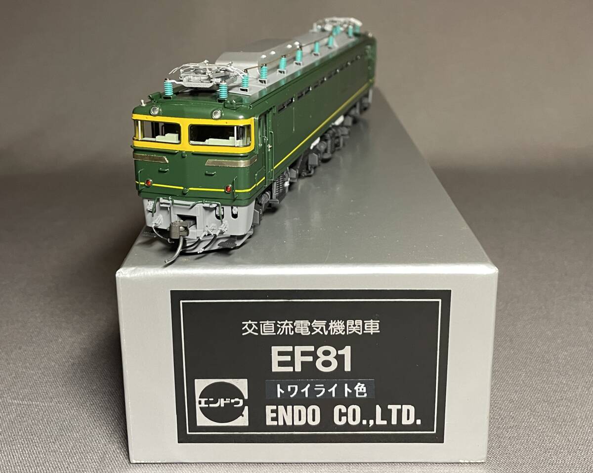 Yahoo!オークション -「エンドウ ef81」(機関車) (HOゲージ)の落札相場