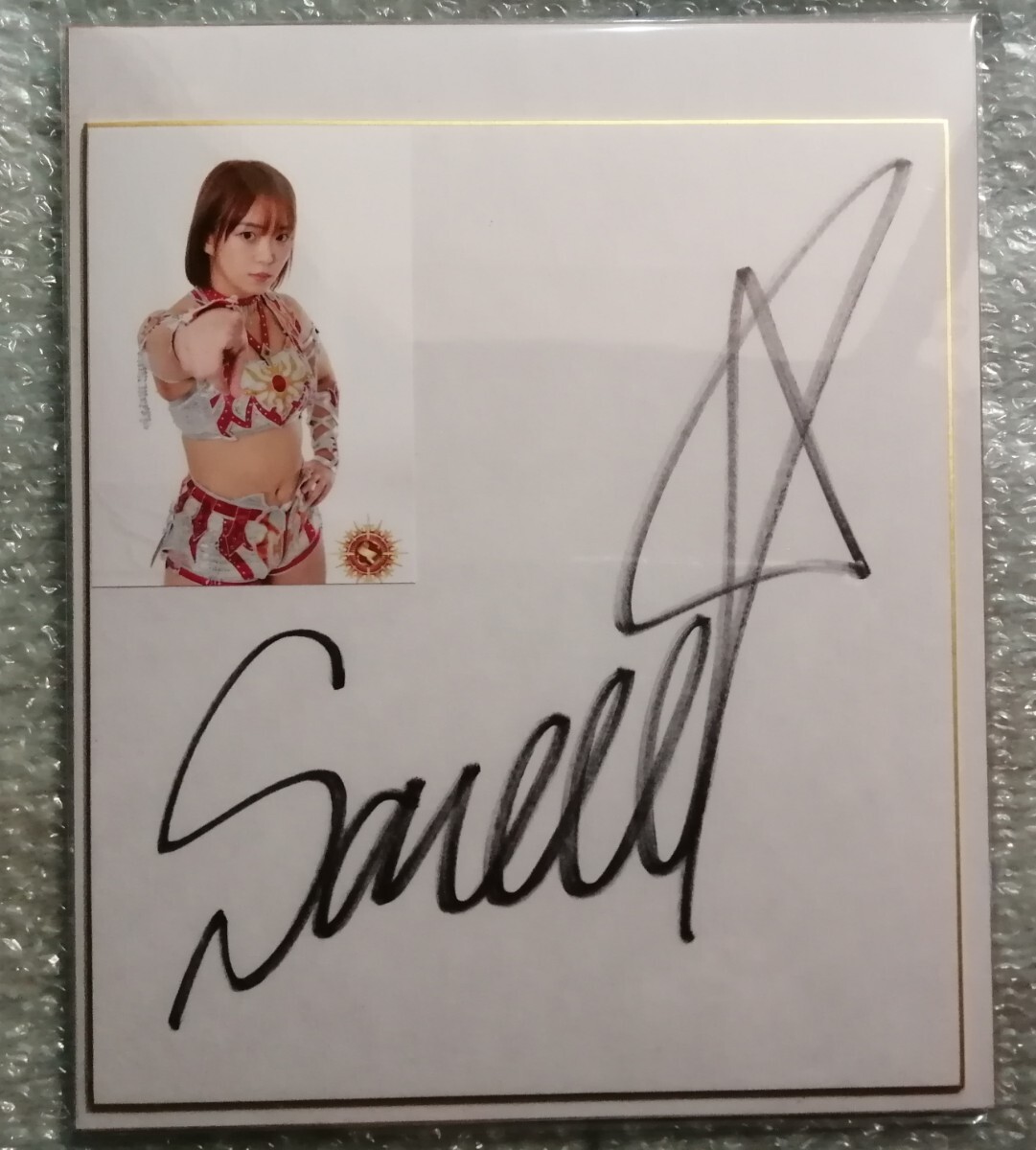 Yahoo!オークション -「直筆サイン色紙」(サイン) (格闘技、プロレス