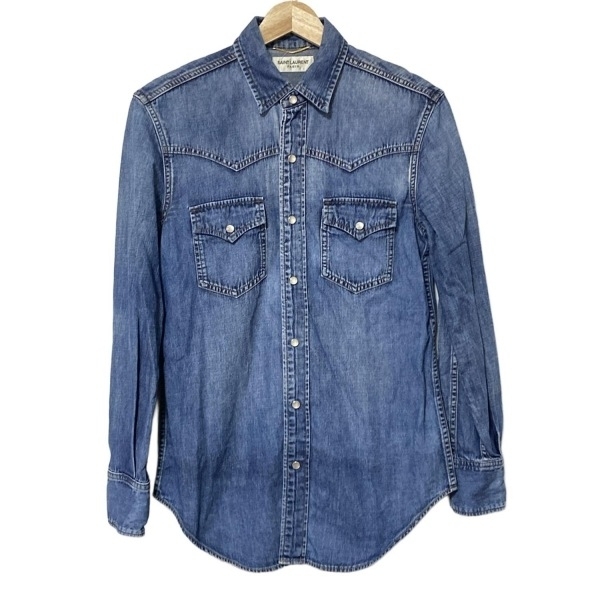 2026年最新】Yahoo!オークション -サンローランパリ デニム シャツの