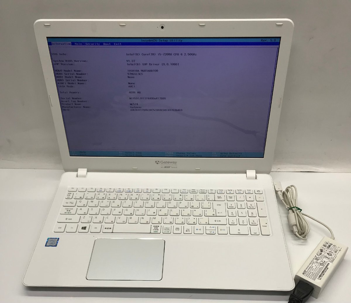 2026年最新】Yahoo!オークション -gateway ノートパソコン ne574の中古