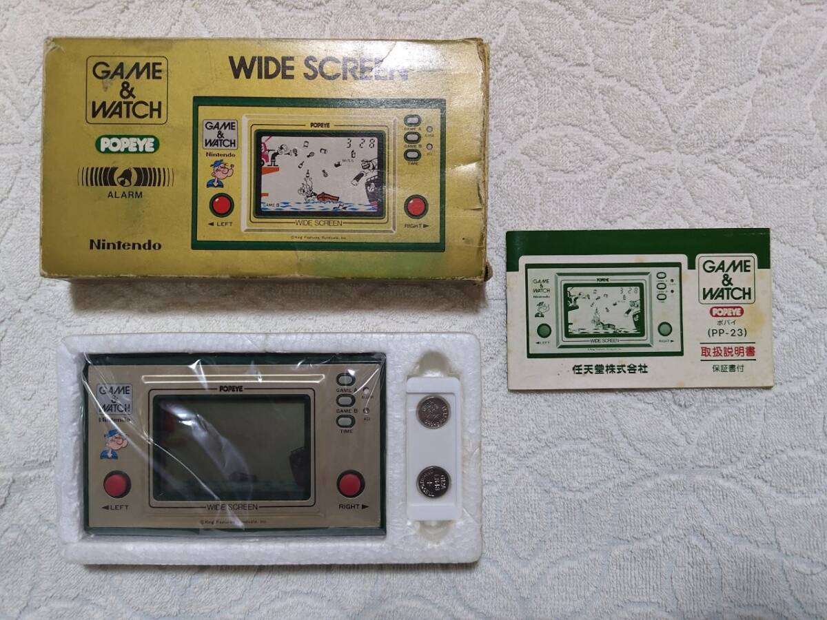 Yahoo!オークション -「ゲームウォッチ ポパイ」(携帯型) (テレビ