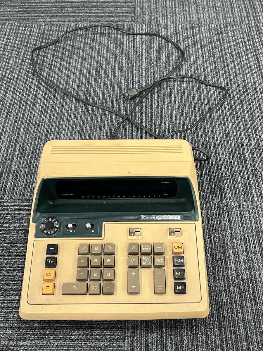 Yahoo!オークション -「canon canola」(電卓) (OA機器)の落札相場
