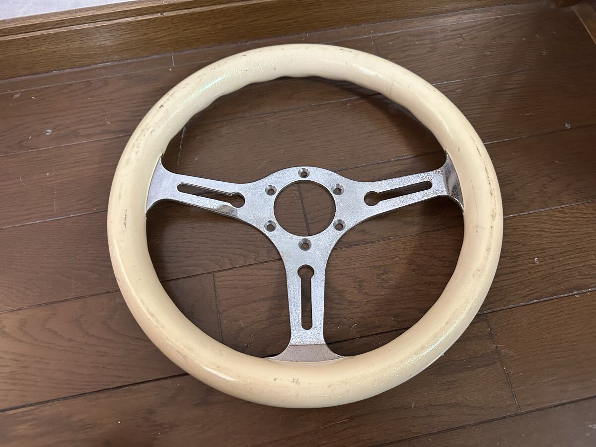 Yahoo!オークション -「ウッドステアリング ホワイト」(ステアリング