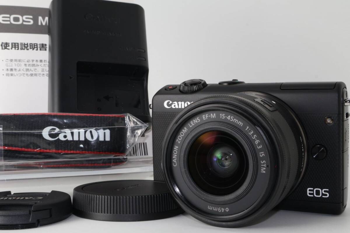 CANON EOS M100 EF-M15-45 IS STM レンズキット [ブラック