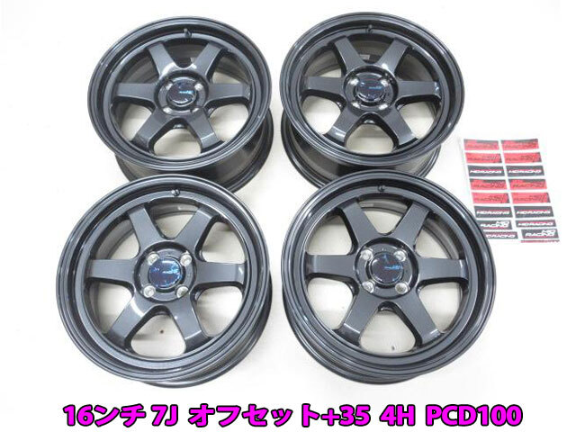 2026年最新】pcd100 4穴 16インチ 7j対応のホイール商品一覧 - Yahoo