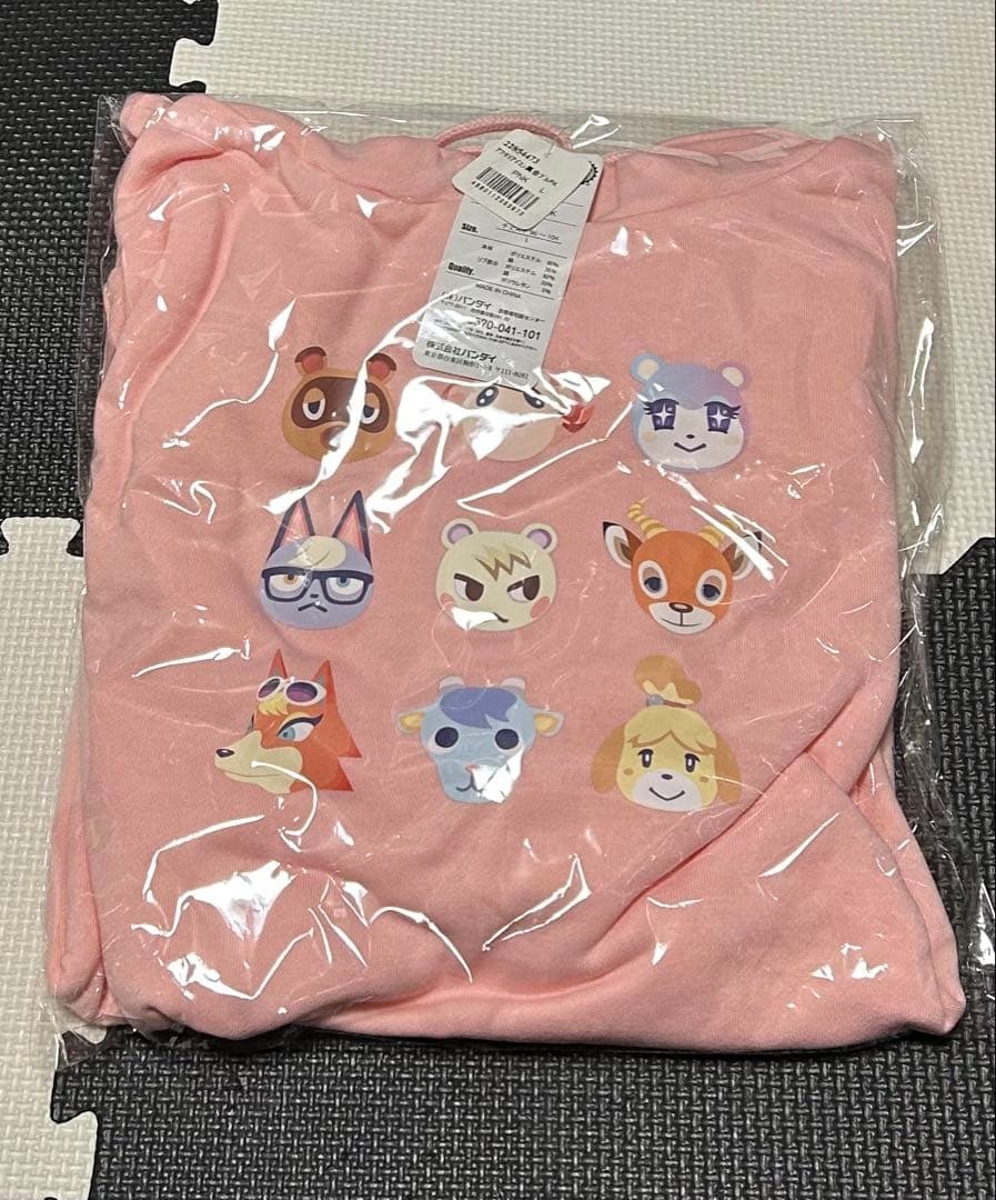 あつまれどうぶつの森 パーカー 集合 新品 Sサイズ ピンク あつ森