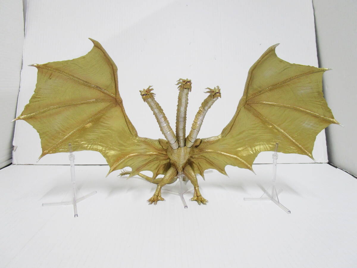 Yahoo!オークション -「s.h.monsterarts キングギドラ special color
