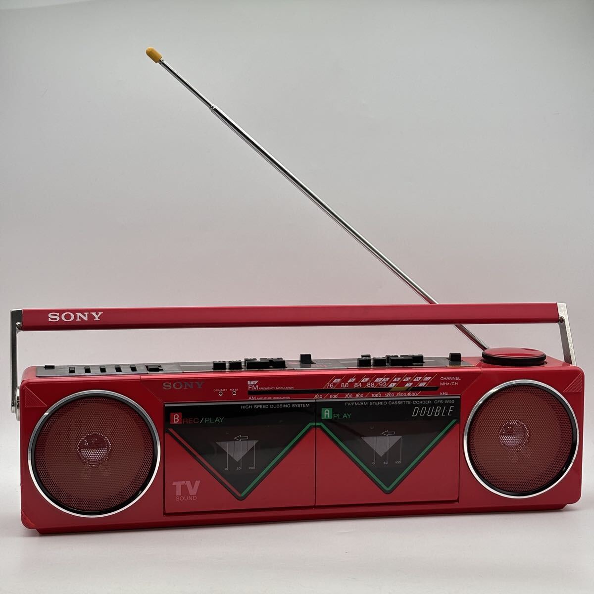 Yahoo!オークション -「sony cfs w」(ラジカセ) (カセットデッキ)の