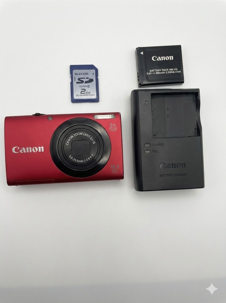 CANON PowerShot A3400 IS [レッド] オークション比較 - 価格.com