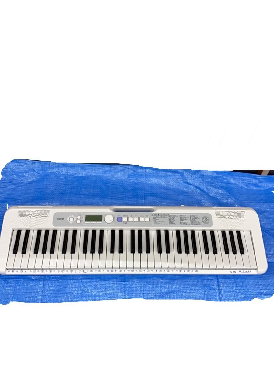 カシオ Casiotone 光ナビゲーションキーボード LK-330 [ホワイト