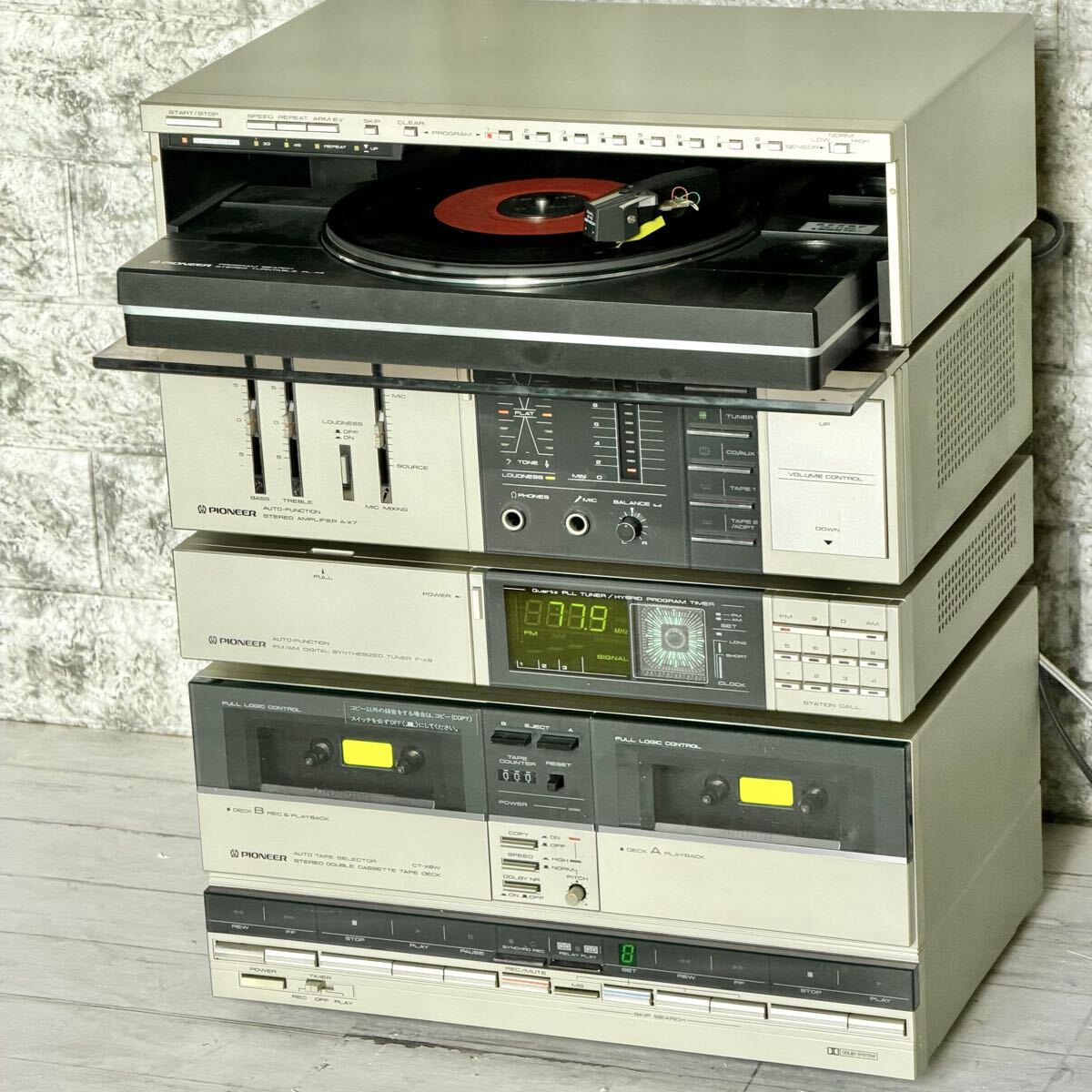 ③送料込み KENWOOD ROXY J7 システムコンポ バブルコンポ 最上位