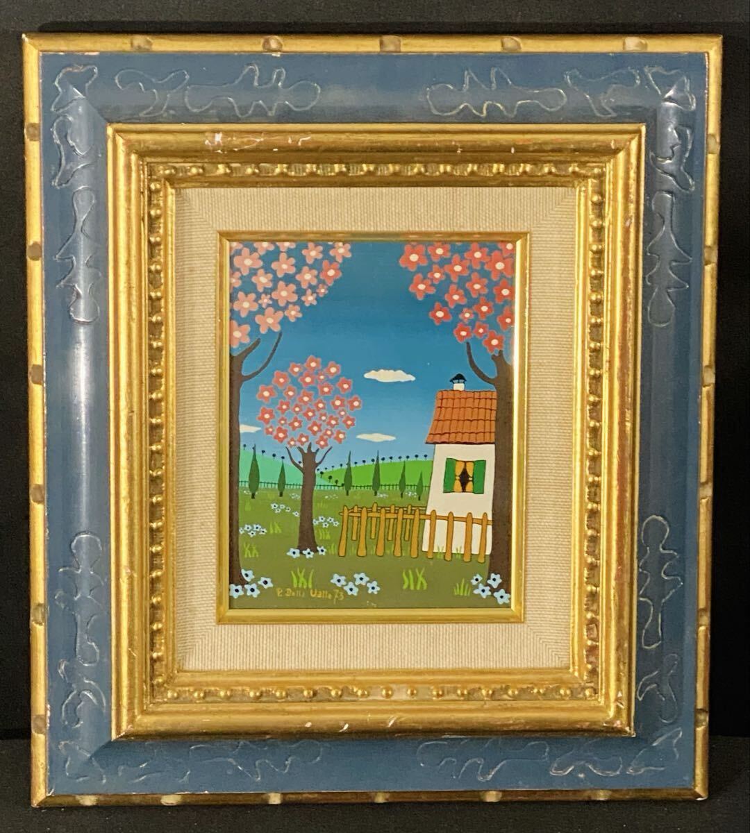 Yahoo!オークション - A642-O24-289 F.Rhodes 風景画 絵画 油絵 自然