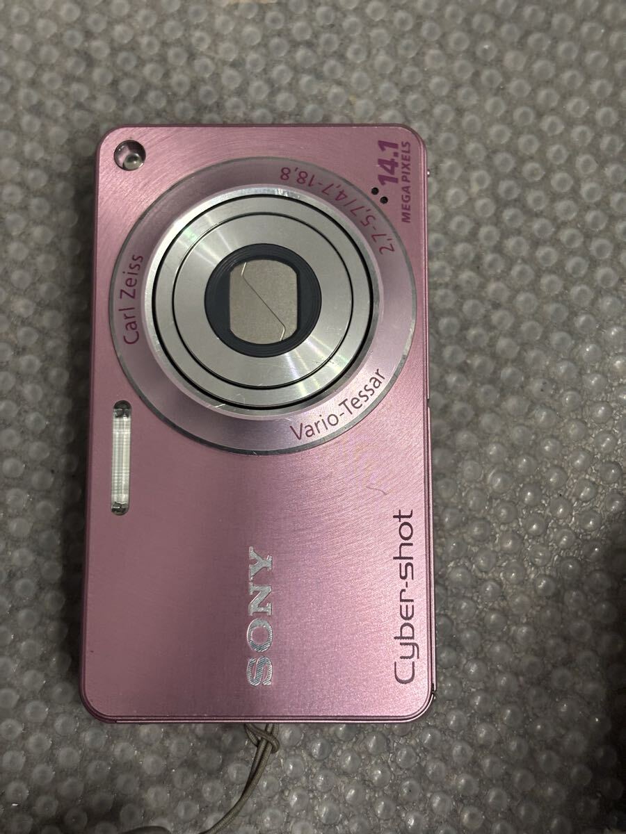 ソニー SONY DSC-W350 コンパクトデジタルカメラ ピンク コンデジ