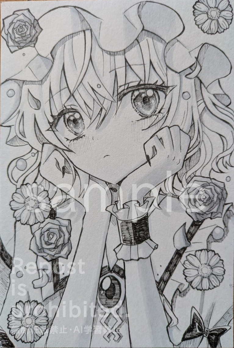 Yahoo!オークション -「東方project レミリアスカーレット」(手描き