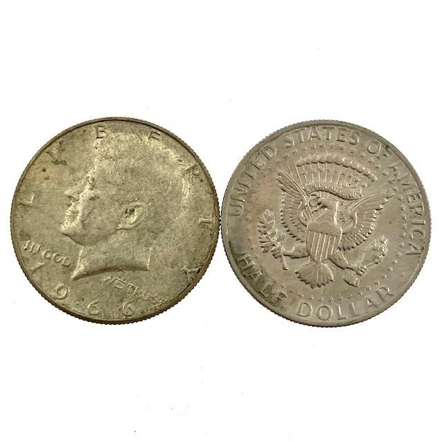 ケネディ ハーフダラー 1966の値段と価格推移は？｜9件の売買データ