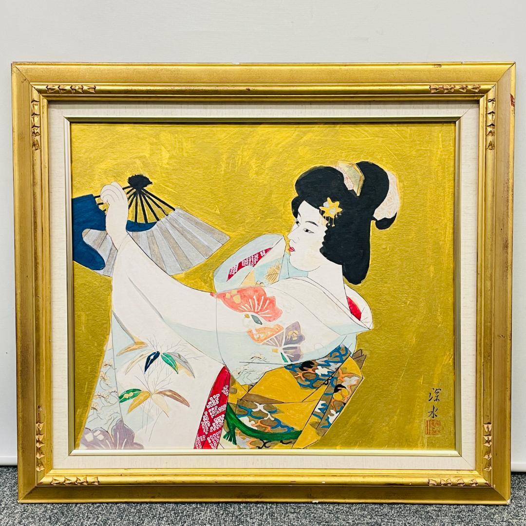 Yahoo!オークション -「伊東深水 肉筆」の落札相場・落札価格