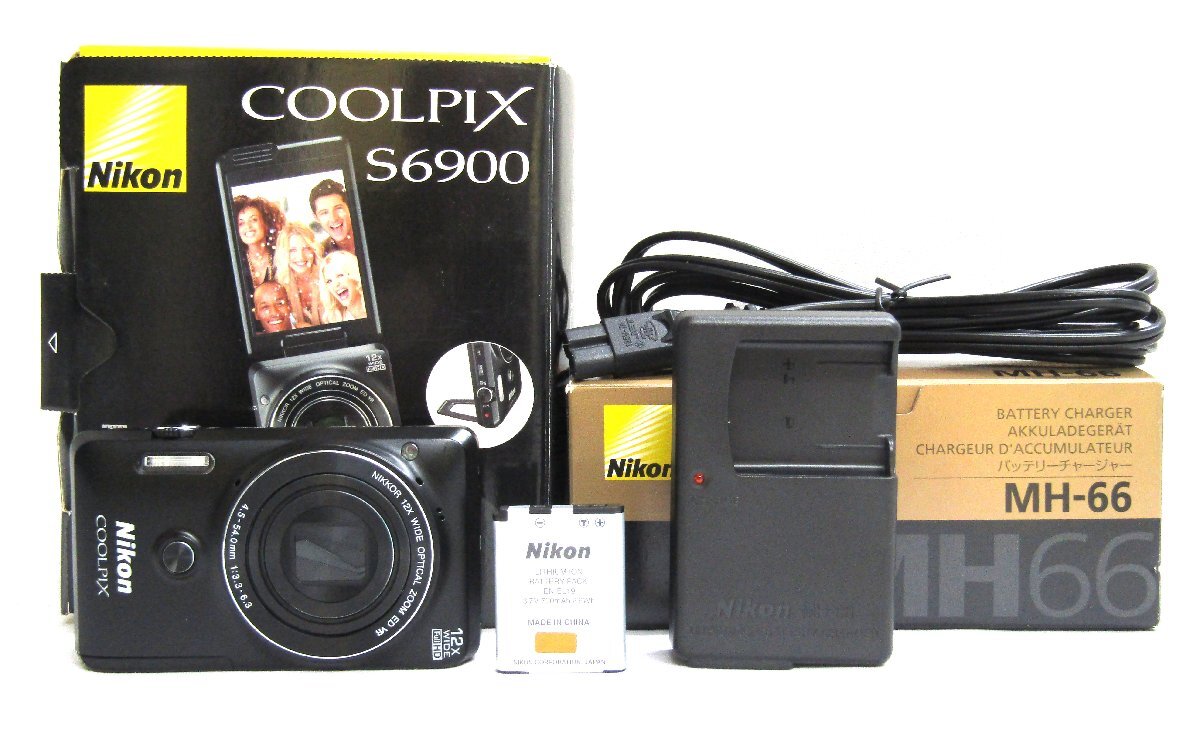 Nikon COOLPIX S6900 黒【純正予備バッテリー付】 Nikon coolpix S6900