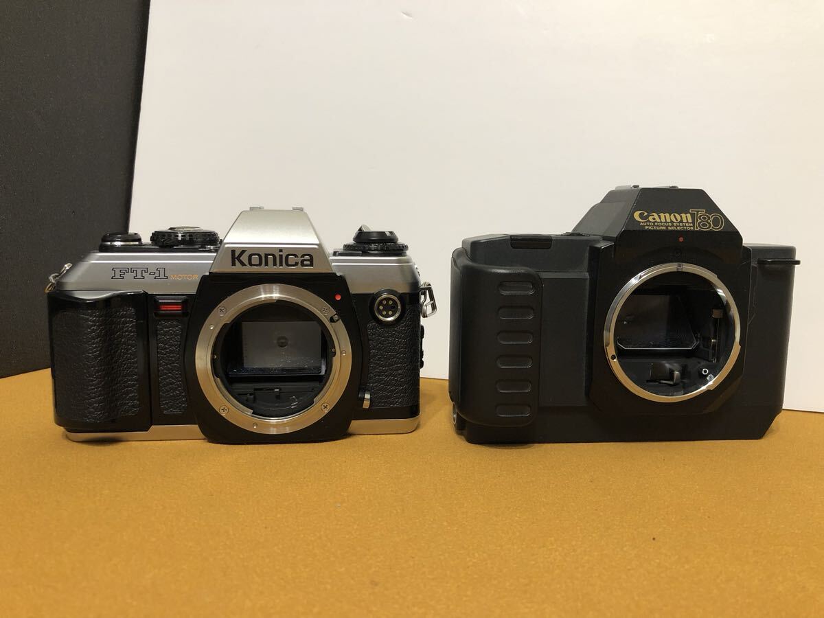 Canon T80 フィルムカメラ 中古美品 レンズ ストロボ付 フルキット