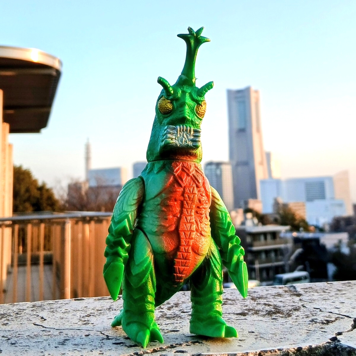 ナ*オ様 ☆オークション昭和レトロソフビ ガバラ GODZILLA ゴジラ ミニ