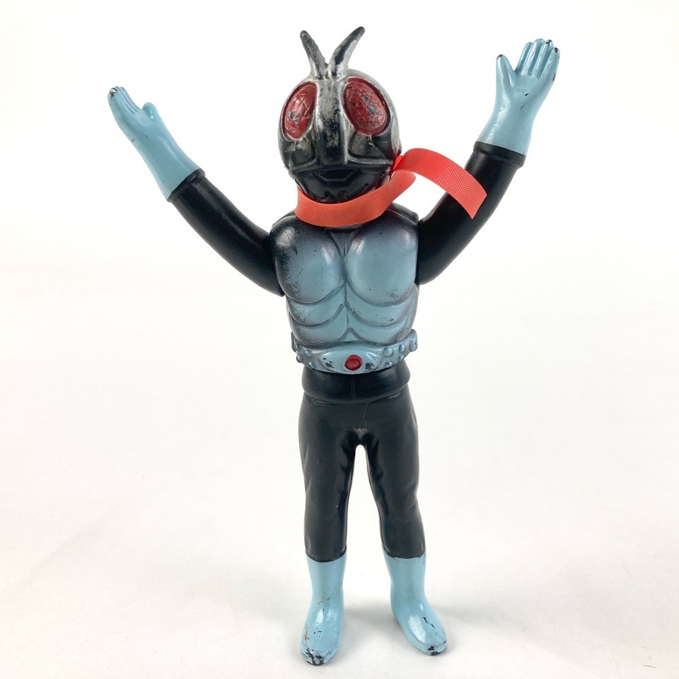 当時物】旧バンダイ 仮面ライダー1号 ソフビ 15cm 当時物】旧バンダイ