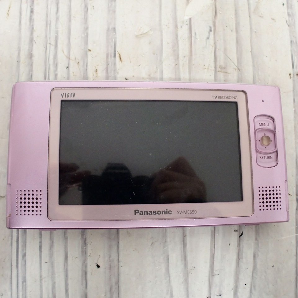 未使用 Panasonic SV-ME650 ポータブルテレビ ピンク G8 未使用