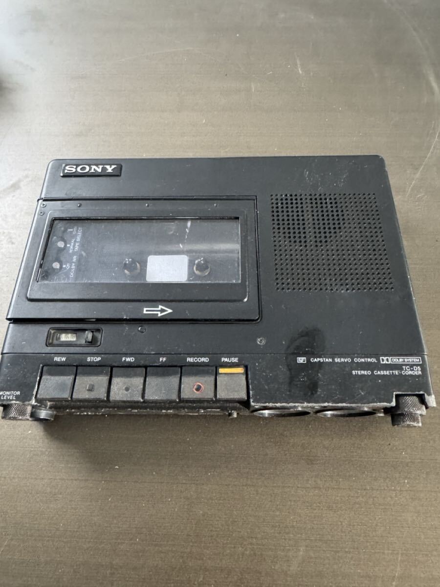 超美品 SONY ソニー TC-D5M 動作品デンスケ説明書 ストラップ 元箱