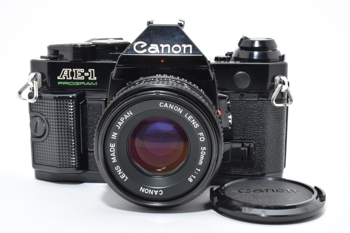 美品】AE-1 PROGRAM FL 50mm F1.8+TAMRONレンズ Canon AE-1 / AE-1