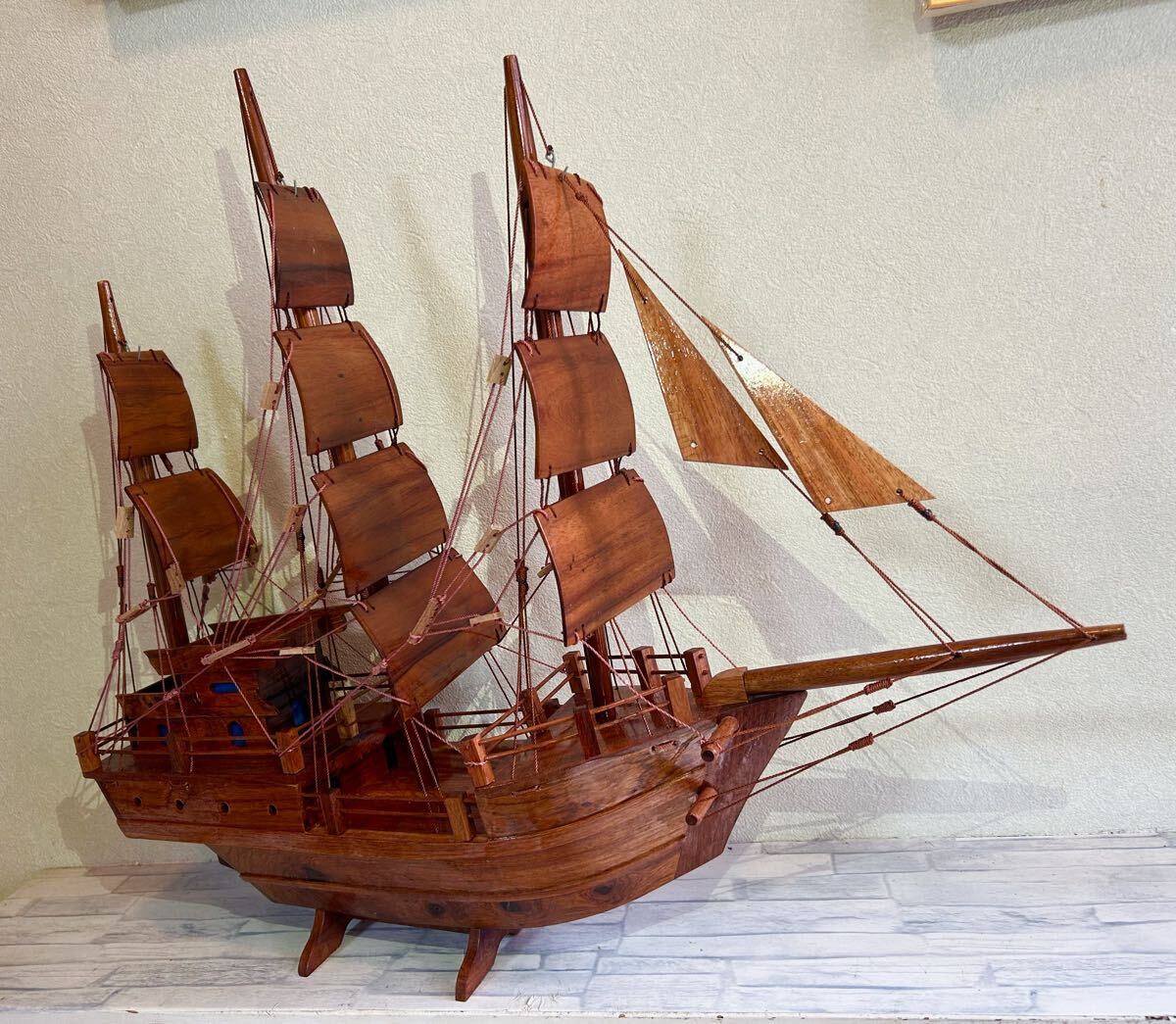 新品 螺鈿（らでん）帆船模型 置物 インテリア｜Yahoo!フリマ（旧