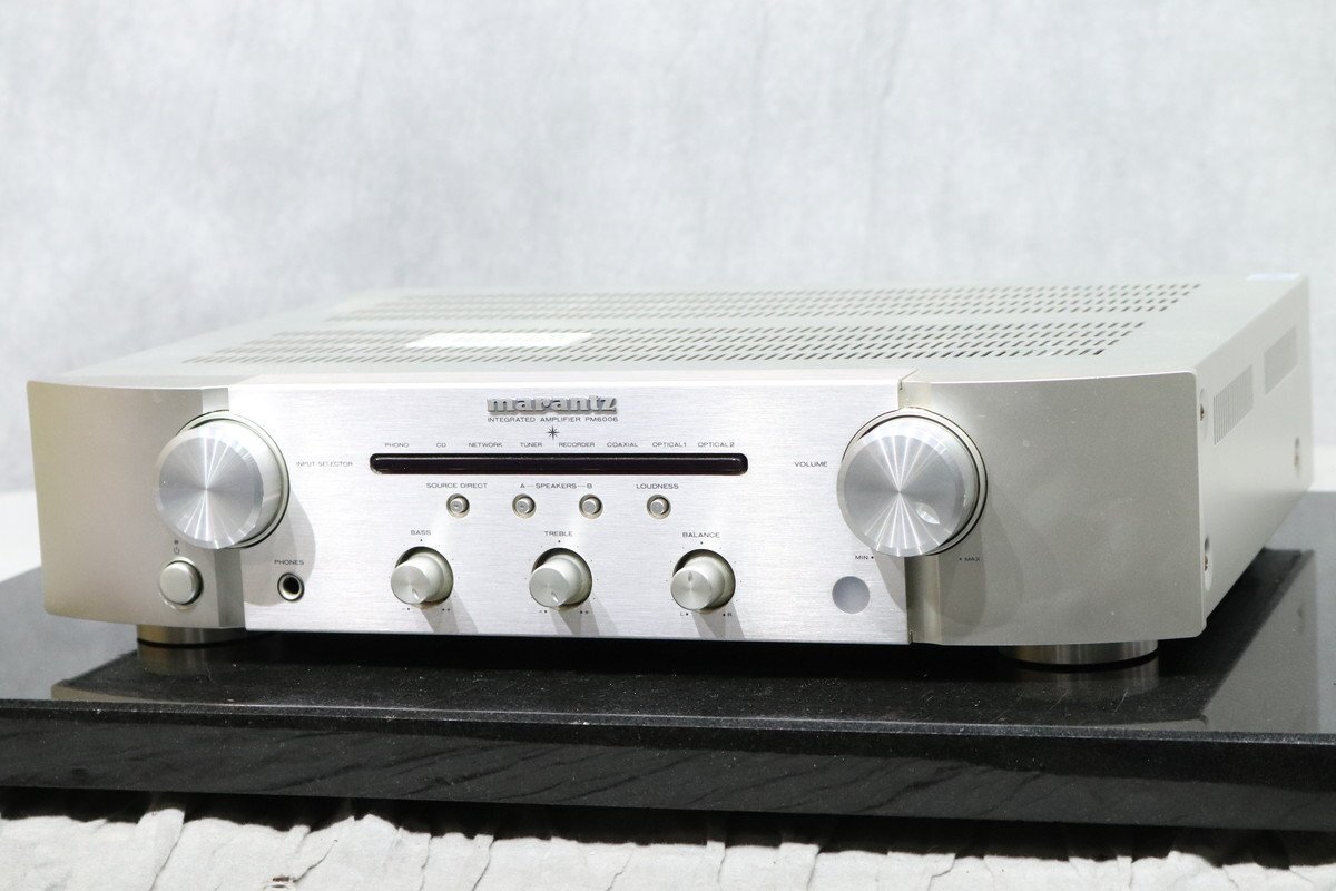 V620 marantz PM6006 プリメインアンプ オーディオ機器 取説付 Amazon