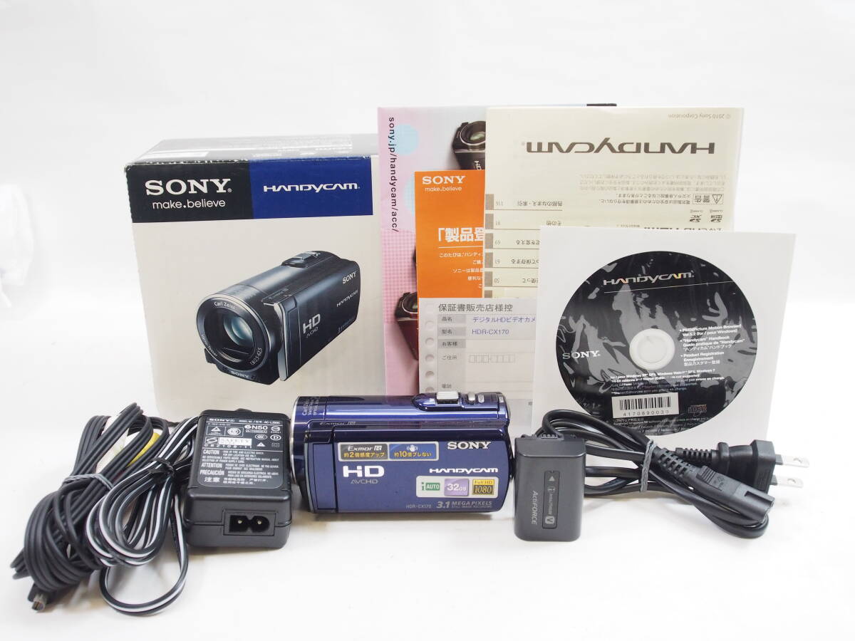 Yahoo!オークション -「hdr-cx170」の落札相場・落札価格