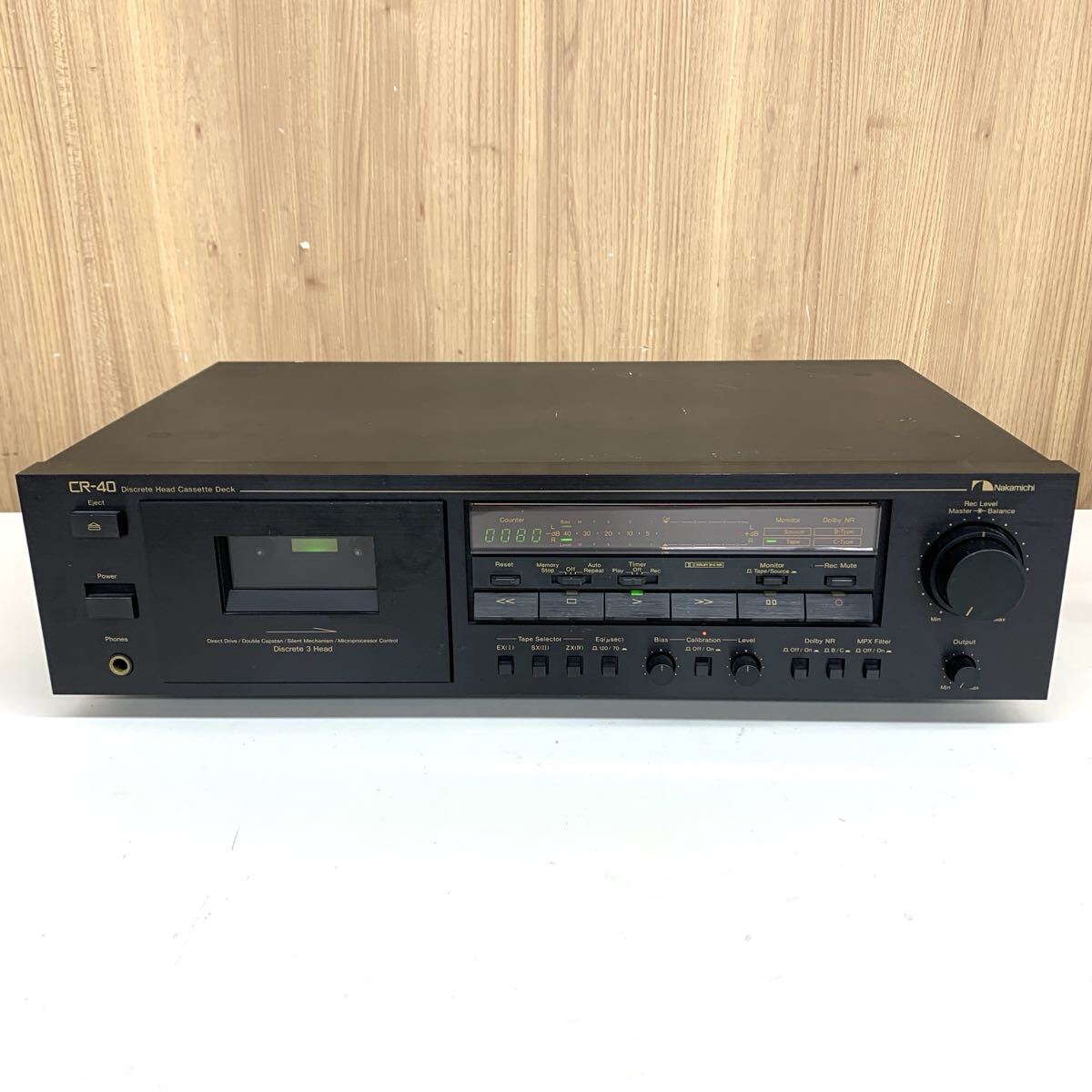 Yahoo!オークション -「ナカミチ cr-40」(カセットデッキ) (オーディオ