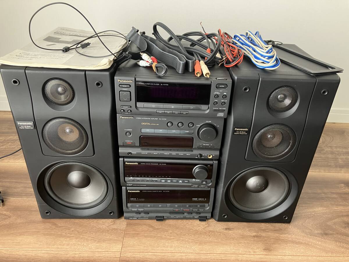 ジャンク品】Panasonic コンポ HD7MD セットオーディオ ジャンク品