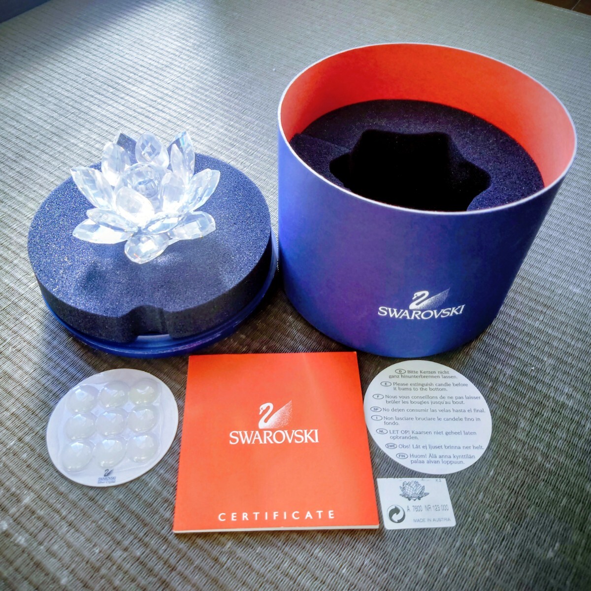 Yahoo!オークション -「スワロフスキーキャンドルホルダー」の落札相場